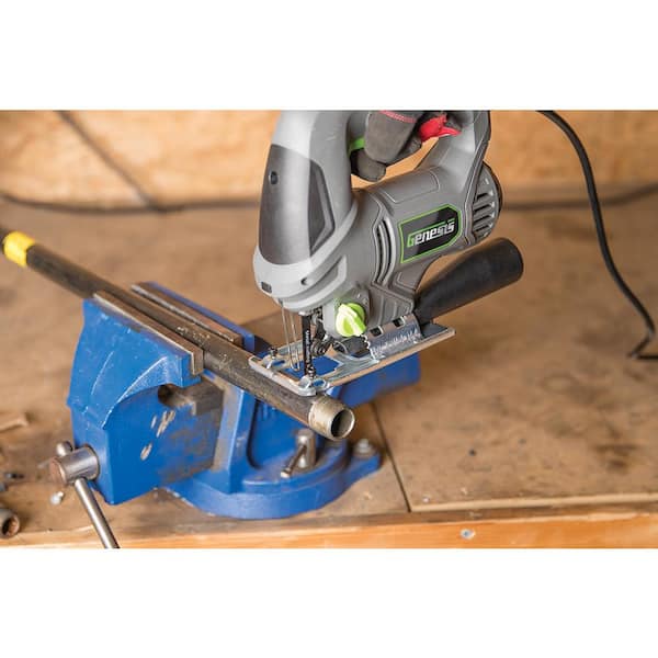Genesis 5.0 Amp Variable Speed Jig Saw with Quick-Change, 4 