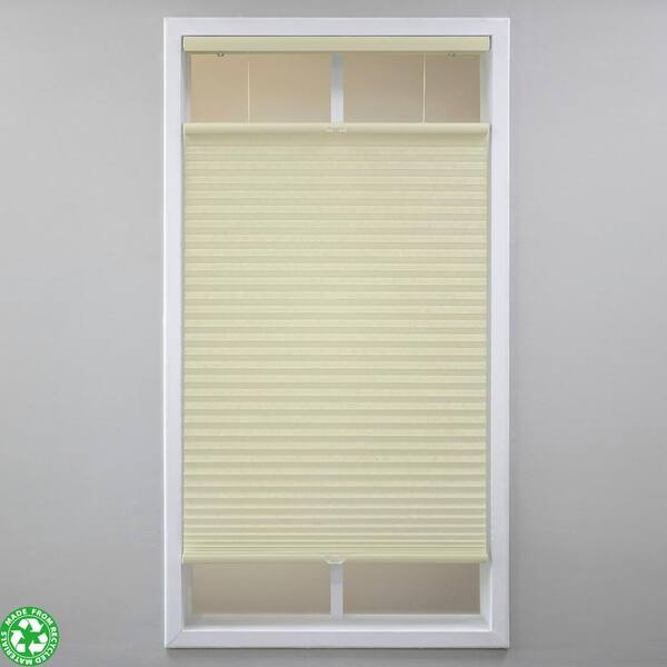 Eclipse Alabaster Cordless Light Filtering Polyester Top Down Bottom Up Cellular Shades - 59 in. W x 72 in. L