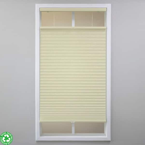 Eclipse Alabaster Cordless Light Filtering Polyester Top Down Bottom Up Cellular Shades - 23.5 in. W x 84 in. L