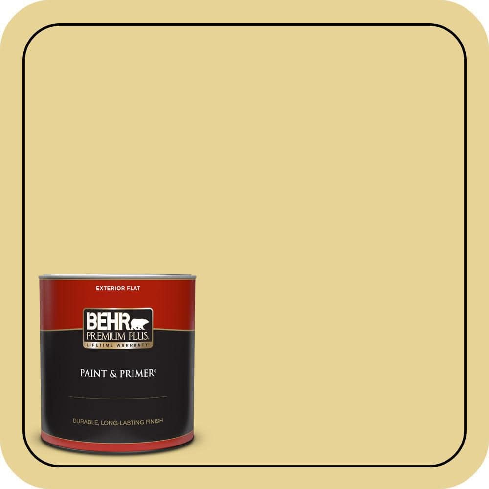 1 qt. #390D-4 Honey Beige Flat Exterior Paint & Primer price history on PriceWatchPro