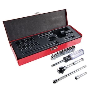 1/4 in. Drive Socket Wrench Set (13-Piece)