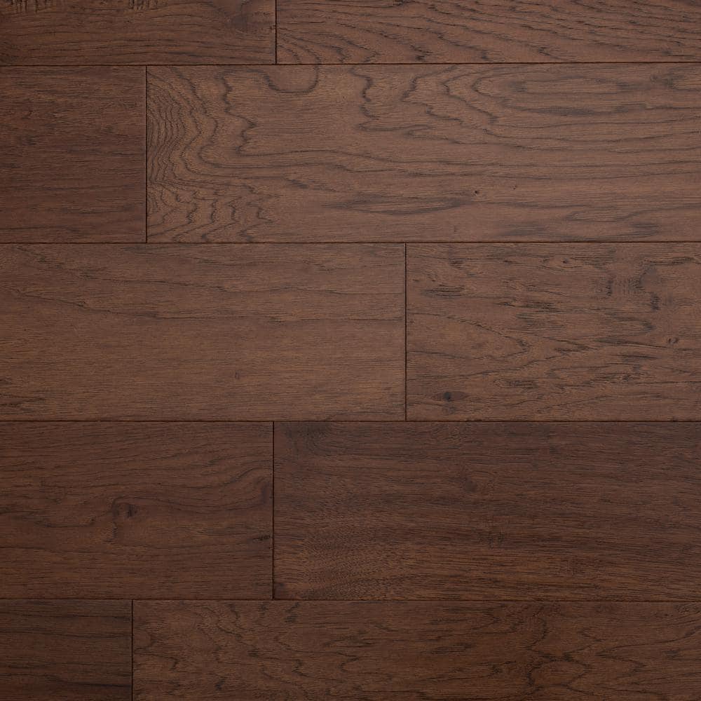 ASPEN FLOORING American Hickory Holland 3/8 in. T x 6.5 in. W x Varying Length Engineered Hardwood Flooring (43.6 sq. ft./case), Medium