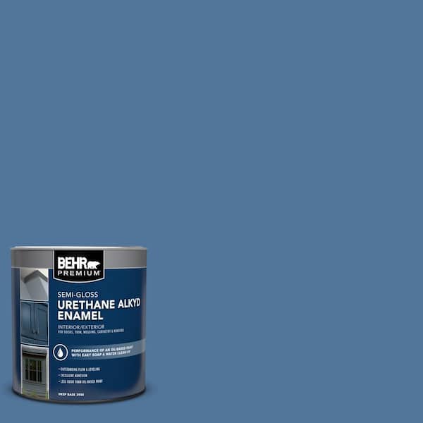 1 qt. #580D-6 Liberty Semi-Gloss Enamel Urethane Alkyd Interior/Exterior Paint