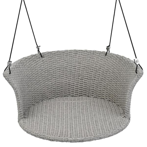 Harrington Rattan + Rope Indoor Outdoor SINGLE Hanging Chair