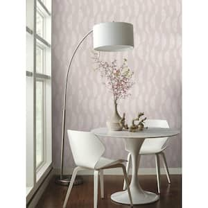 Nikki Chu 30.75 sq. ft. Pink Seychelles Wave Peel and Stick Wallpaper