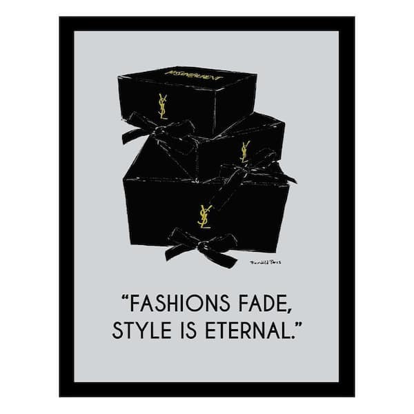 VENICE BEACH Collections High Fashion Glam Gift Boxes by Fairchild Paris 1 Piece Framed Graphic Print Abstract Poster Art Print 18 in. x 14 in.
