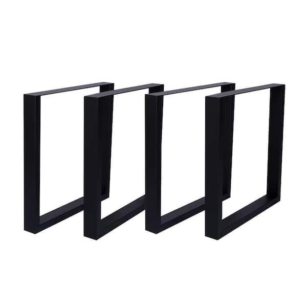 Unbranded 28 in. x 35 in. Heavy Duty Steel Square Metal Table Legs (4-Pack)