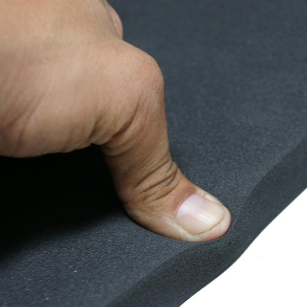 8 Pcs Black Adhesive Foam Padding Closed Cell Foam Sheet 1/8 Thick 4 Inch X  4