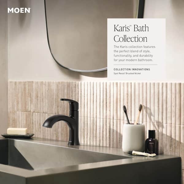 【mee..＊】① MOEN Karis Single Hole Single Handle Bathroom Faucet in