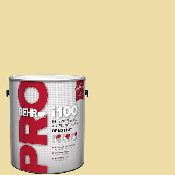 BEHR PRO 1 gal. #PPU8-12 Refreshing Tea Dead Flat Interior Paint
