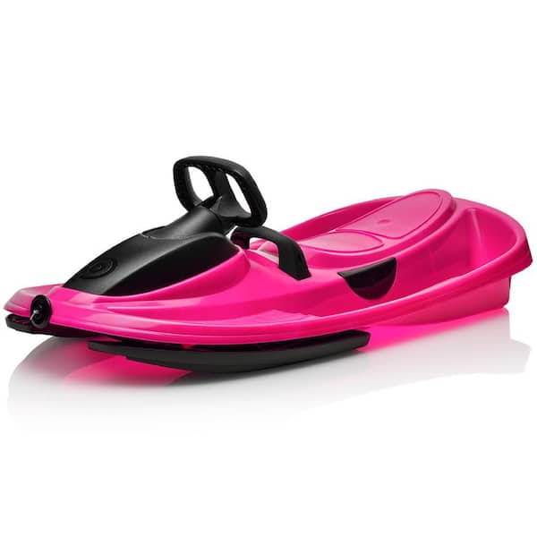 Gizmo Riders Stratos Snow Bobsled for Kids- 2 Person Steerable Snow Sled for Ages 3 and Up