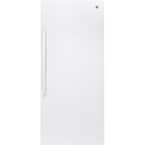 32.8 in. 21.3 cu. Ft. Frost Free Defrost Upright Freezer in White