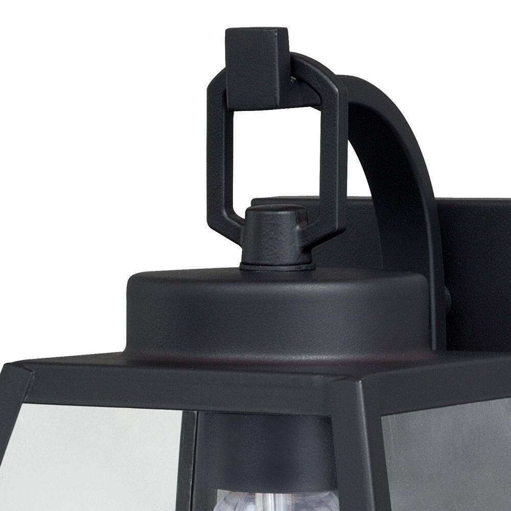 Granville Bronze and Clear Glass Outdoor Wall Lantern