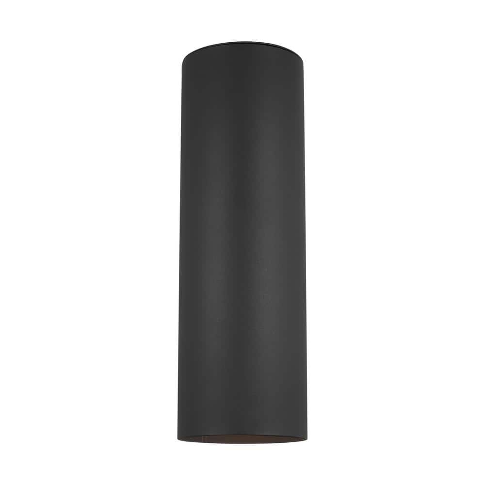 Outdoor Cylinders 2-Light Black Outdoor Wall Lantern price history on PriceWatchPro