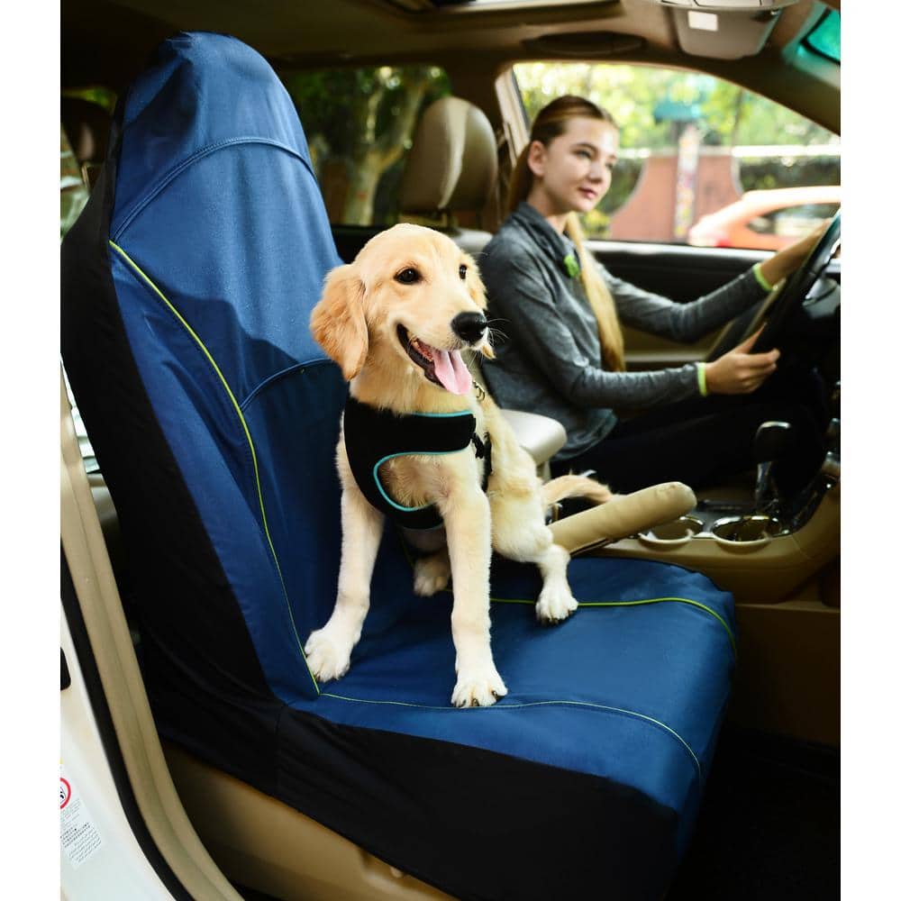Blue Oxford Nylon Single Seated Car Seat Cover Protector