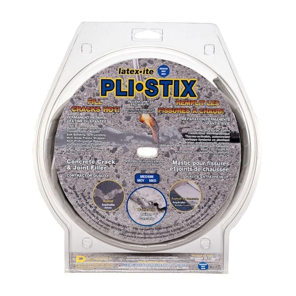 Pli-Stix 30 ft. Medium Gray Permanent Concrete Joint and Crack Filler