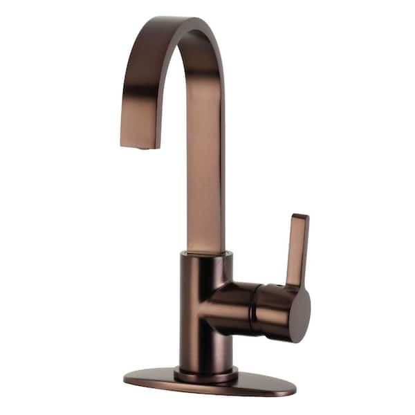 Kingston Brass Continental Single-Handle Bar Faucet in Oil Rubbed Bronze