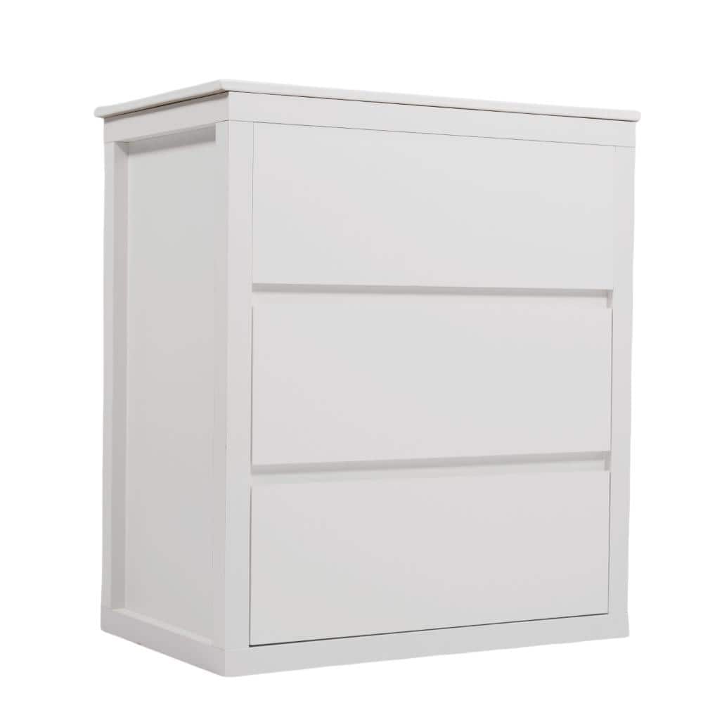 30 in. W x 18.5 in. D x 34 in. H Freestanding Bath Vanity in White with White Ceramic Top(Unassembled) price history on PriceWatchPro