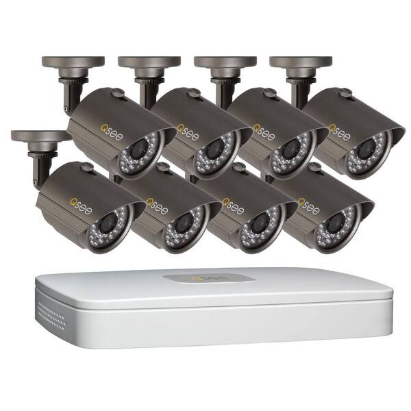 Q-SEE Premium Series 8-Channel 960H 1TB Surveillance System with (8) 900TVL Camera, 100 ft. Night Vision