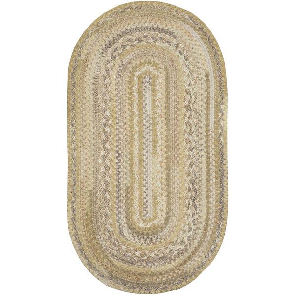 Capel Harborview Natural 9 ft. x 13 ft. Oval Area Rug