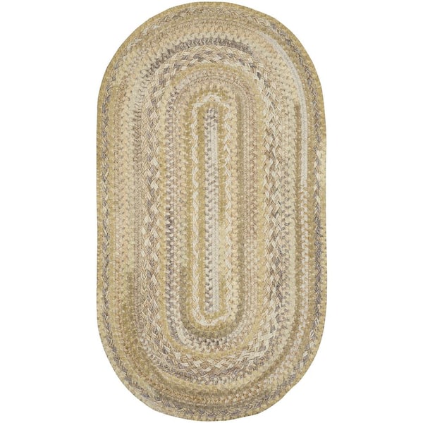 Capel Harborview Natural 9 ft. x 13 ft. Oval Area Rug