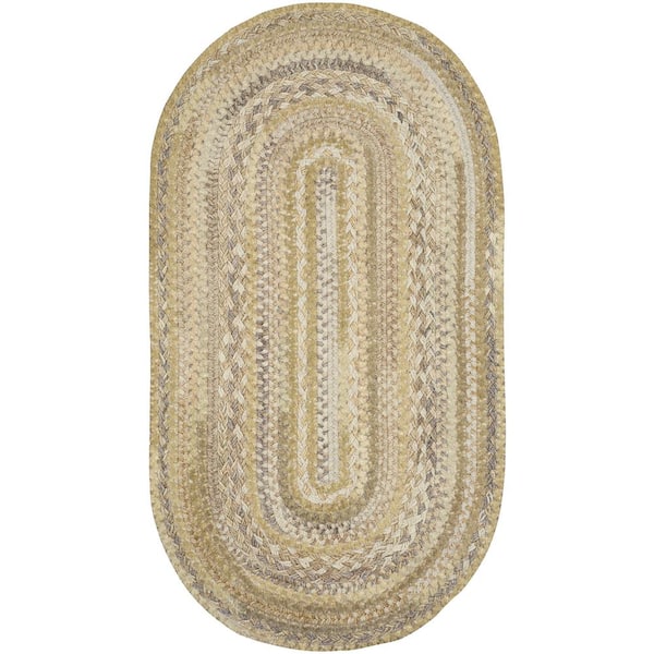 Capel Harborview Natural 11 ft. x 14 ft. Oval Area Rug