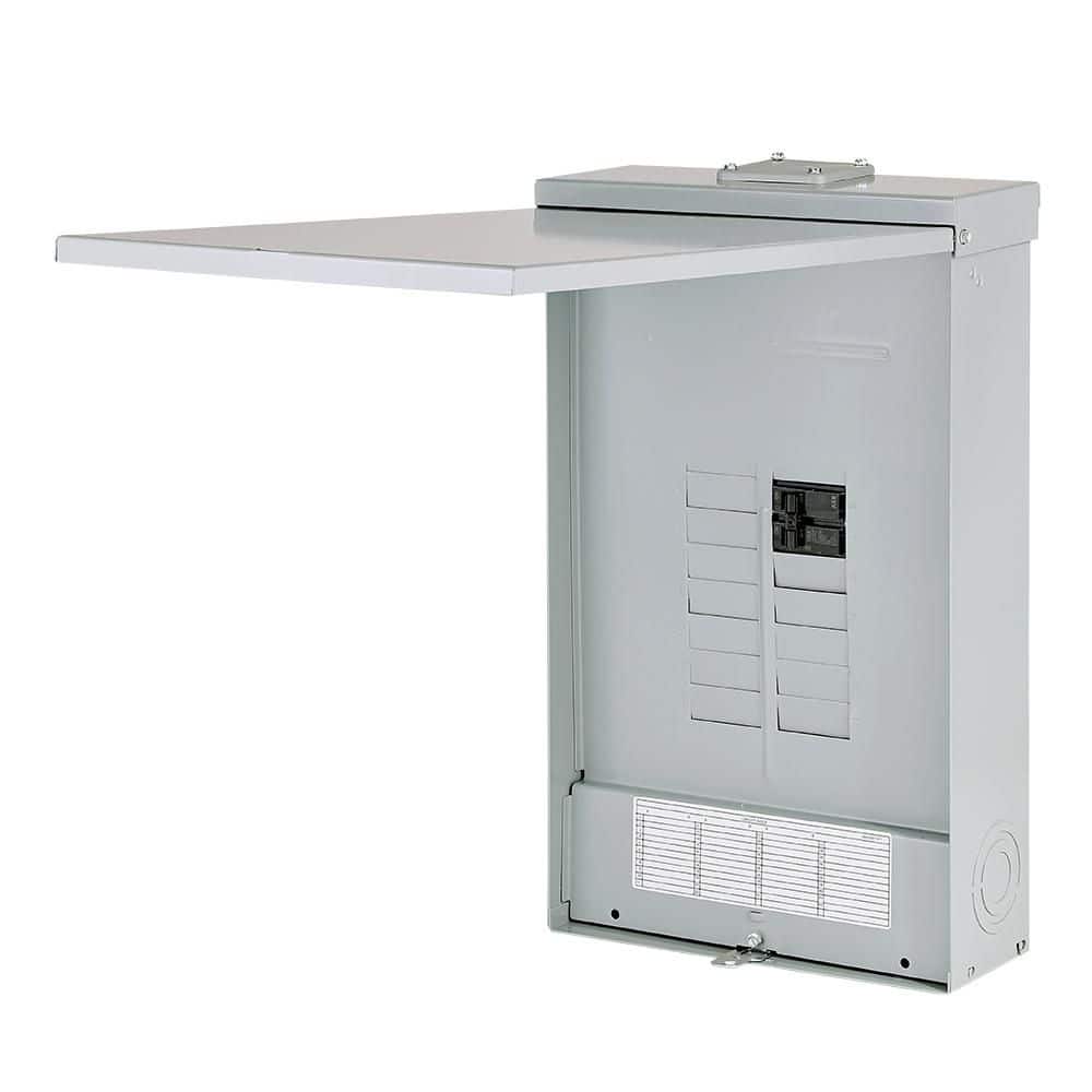 100 Amp 12-Space 24-Circuit Outdoor Main Breaker Circuit Breaker Panel (TMQ