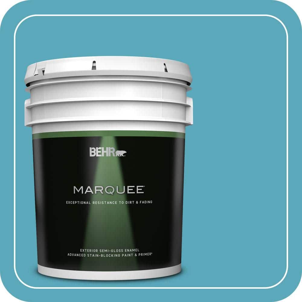 5 gal. #T15-11 Sonic Blue Semi-Gloss Enamel Exterior Paint & Primer price history on PriceWatchPro
