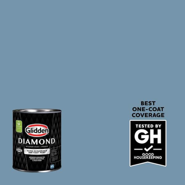 Glidden Diamond 1 qt. PPG1156-4 American Anthem Eggshell Interior Paint with Primer