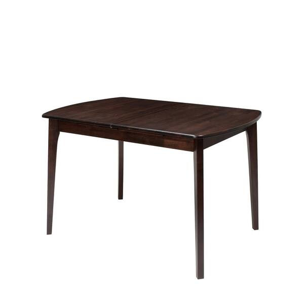 CorLiving Dillon Cappuccino Stained Wood Extendable Oblong Dining Table