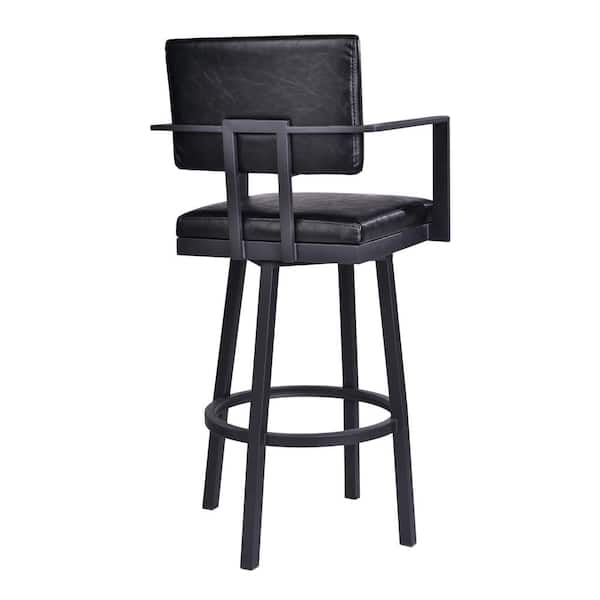 Cabal stool with arms black hot sale