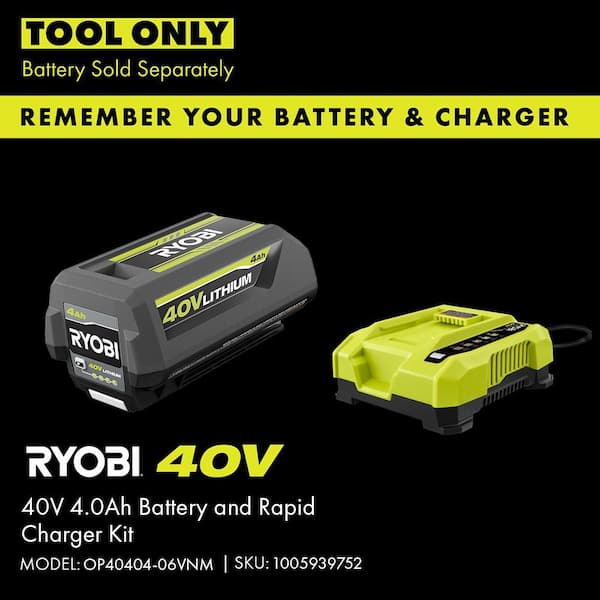 RYOBI 40V Cordless Battery 4 Gal. Backpack Chemical Sprayer Tool