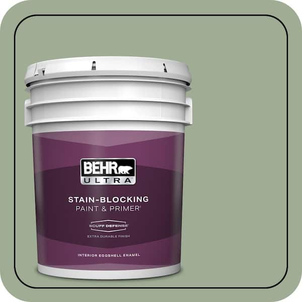 BEHR ULTRA 5 gal. #S390-4 Roof Top Garden Extra Durable Eggshell Enamel Interior Paint & Primer