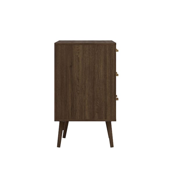 Tvilum Tone Mocha Oak 8 Drawer 77.05 in. W Double Dresser