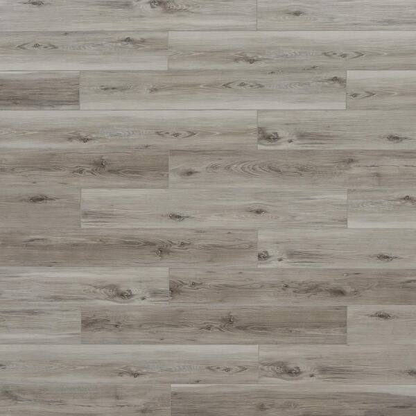 Lifeproof Banff Gray Hickory 22 MIL x 7.13 in. W Click Lock