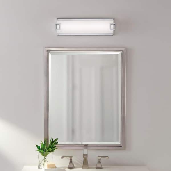 Grandale 17.25 in. Chrome LED Vanity Light