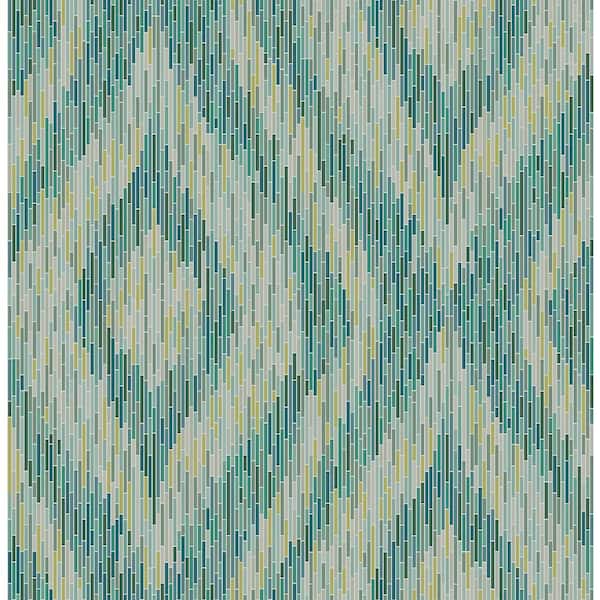 A-Street Prints Ethereal Green Ogee Paper Strippable Roll Wallpaper (Covers 56.4 sq. ft.)