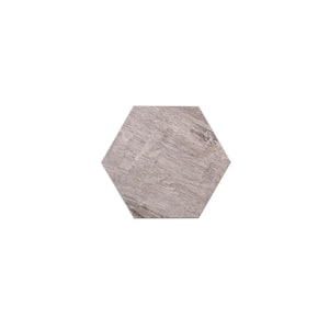 Bex Hexagon 6 in. x 6.9 in. Rustic Stone Peel and Stick Backsplash Tile (.22 sq.ft./Single)