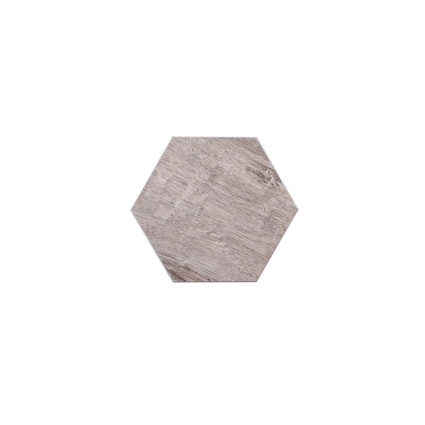 AVANT DECOR Bex Hexagon 6 in. x 6.9 in. Rustic Stone Peel and Stick Backsplash Tile (.22 sq.ft./Single)