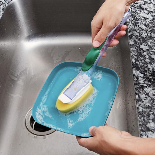 Libman All-Purpose Scrubbing Dish Wand with 2 Extra Refills 1507