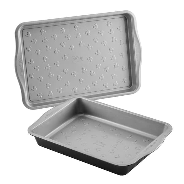 Farberware Disney Bake with Mickey Mouse 2-Piece, Black, Bakeware Set