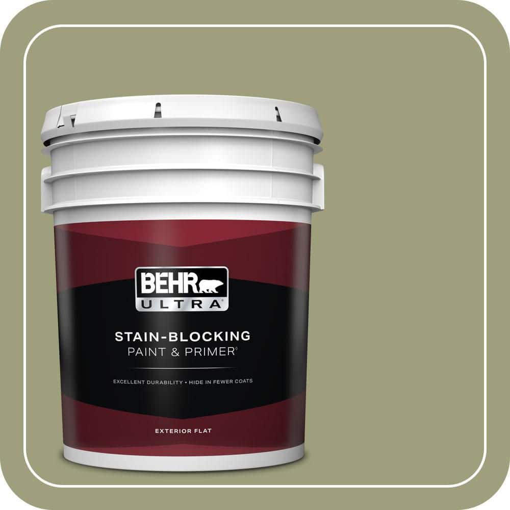 5 gal. #BIC-57 French Parsley Flat Exterior Paint & Primer price history on PriceWatchPro