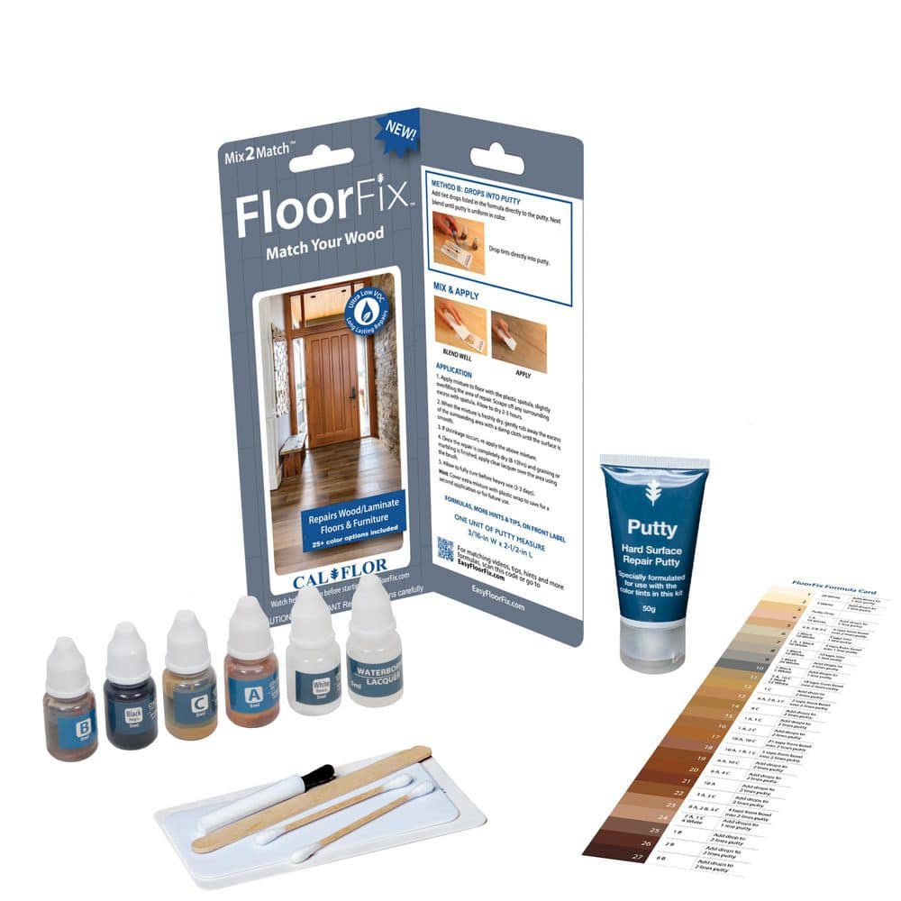 2 Sets floor repair wax floor scratch repair tool laminate floor filler  hardwood floor repair kit floor tile repair kit laminate floor repair kit  wood