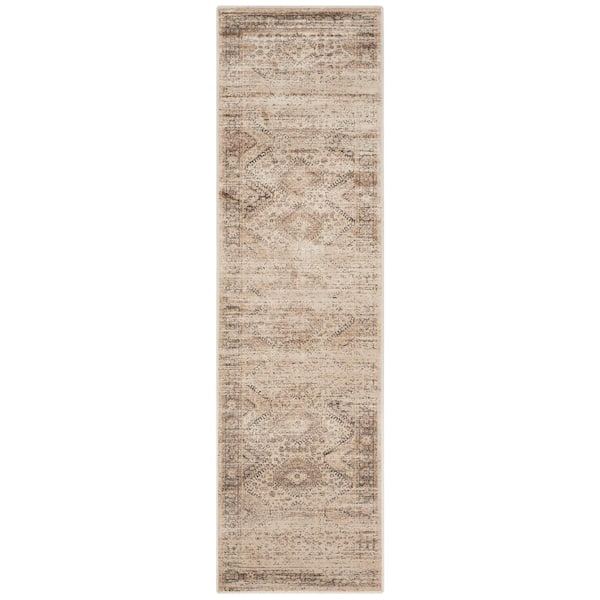 SAFAVIEH Vintage Stone 2 ft. x 8 ft. Distressed Geometric Runner Rug