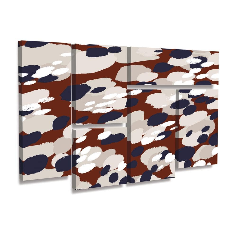 Treechild Berry Pattern Abstract Multi-Panel Canvas Wall Art