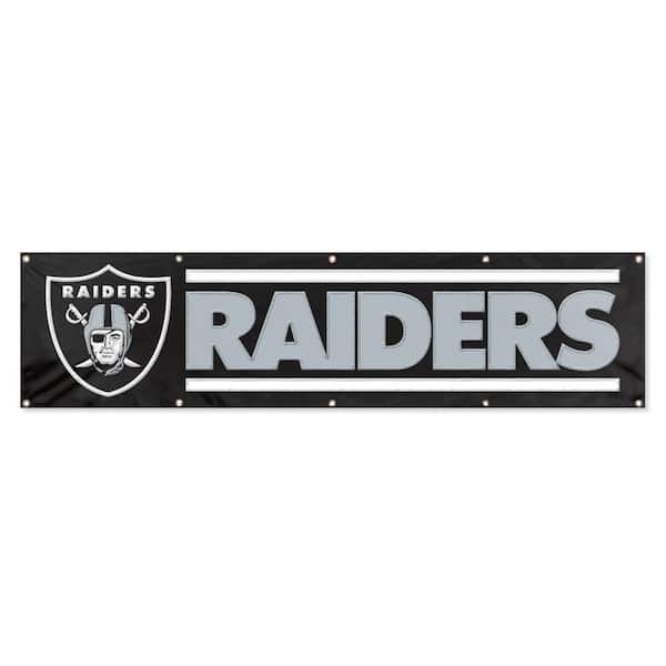 Party Animal 8 ft. x 2 ft. NFL License Raiders Team Banner
