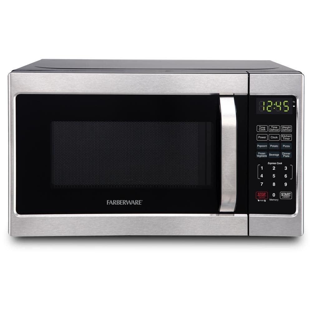 Farberware Classic 0.7 cu. ft. 700-Watt Countertop Microwave Oven in Black  FMO07ABTBKA - The Home Depot