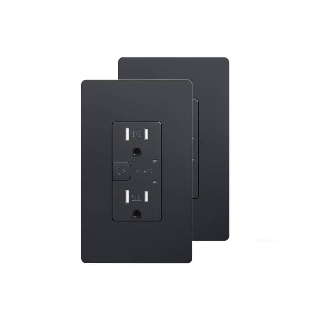 Lukyamzn 15A Tamper-Resistant Smart Wall Outlet with Alexa, Google