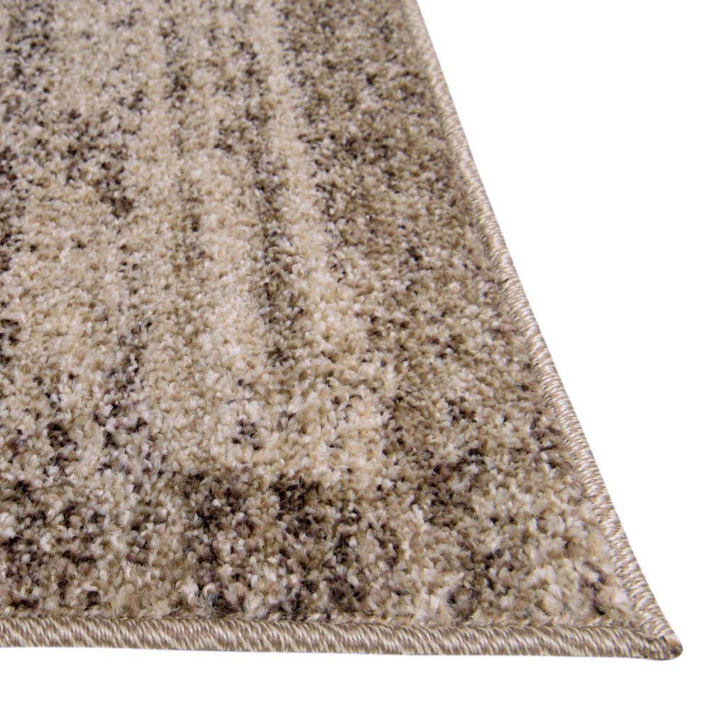 Beige Rectangular Tufted Washable Indoor Rug