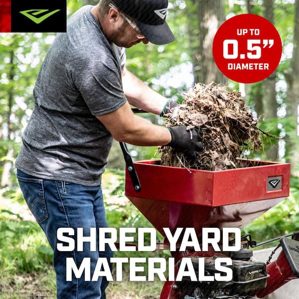 Earthquake 212 cc K32 Heavy-Duty Chipper Shredder 33968 - The Home
